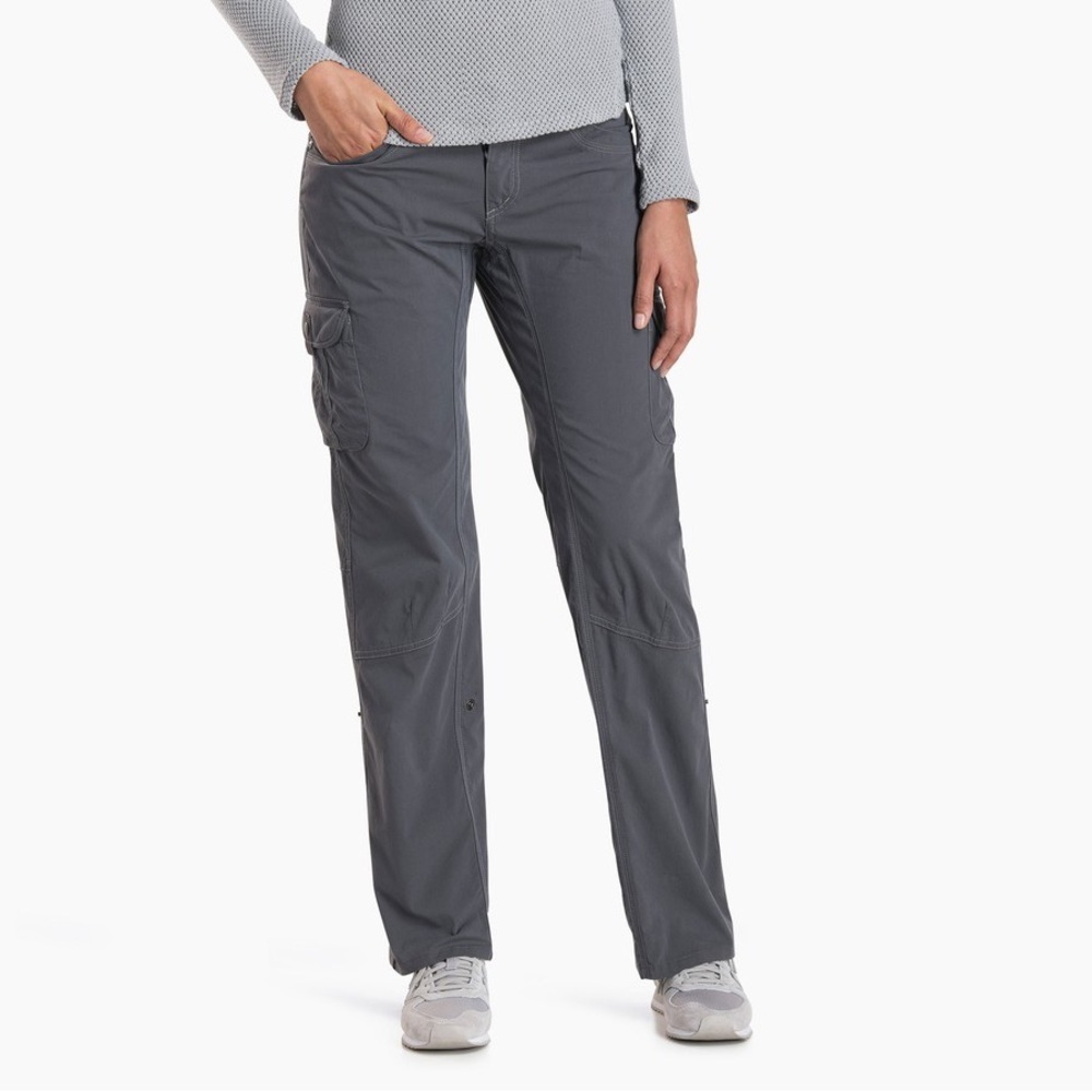 KÜHL Roll-Up Cargo Pants | Gray Lightweight Hiking Utility Pants